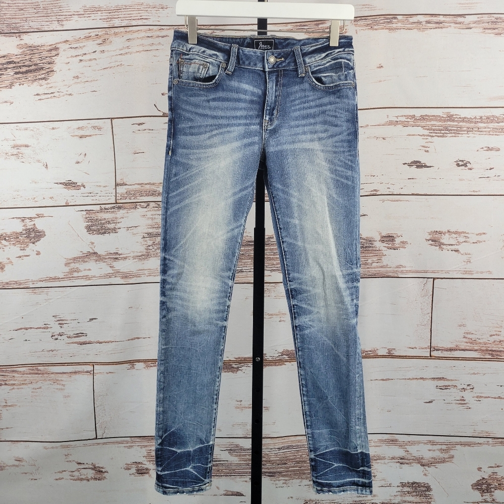Rock Revival Remix Mid-Rise Ankle Skinny Jean 27